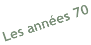 Les années 70
