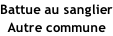 Battue au sanglier Autre commune