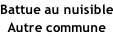 Battue au nuisible Autre commune